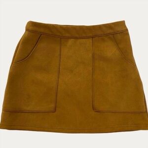 fab'rik Faux Suede Skirt